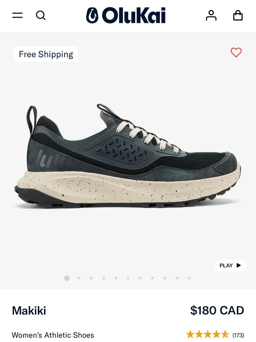 OluKai Makiki Women's Sneaker size 8.5